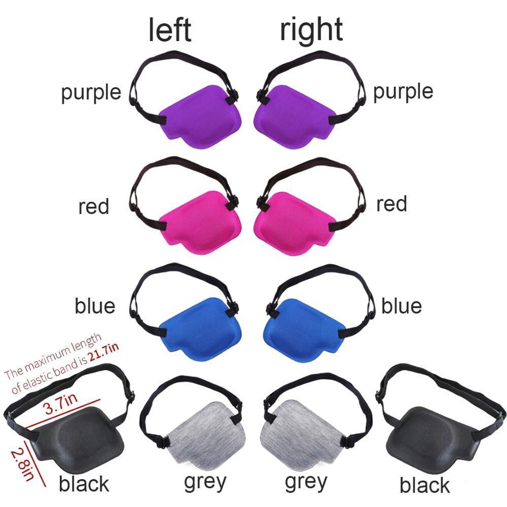 3D 3D регулируемая повязка на глаз Регулируемые повязки для лечения амблиопии Одинарная повязка на глаз для правого или левого глаза