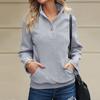 Autumn and Winter Women's Blouse Fashion Solid Color Long Sleeve Tops