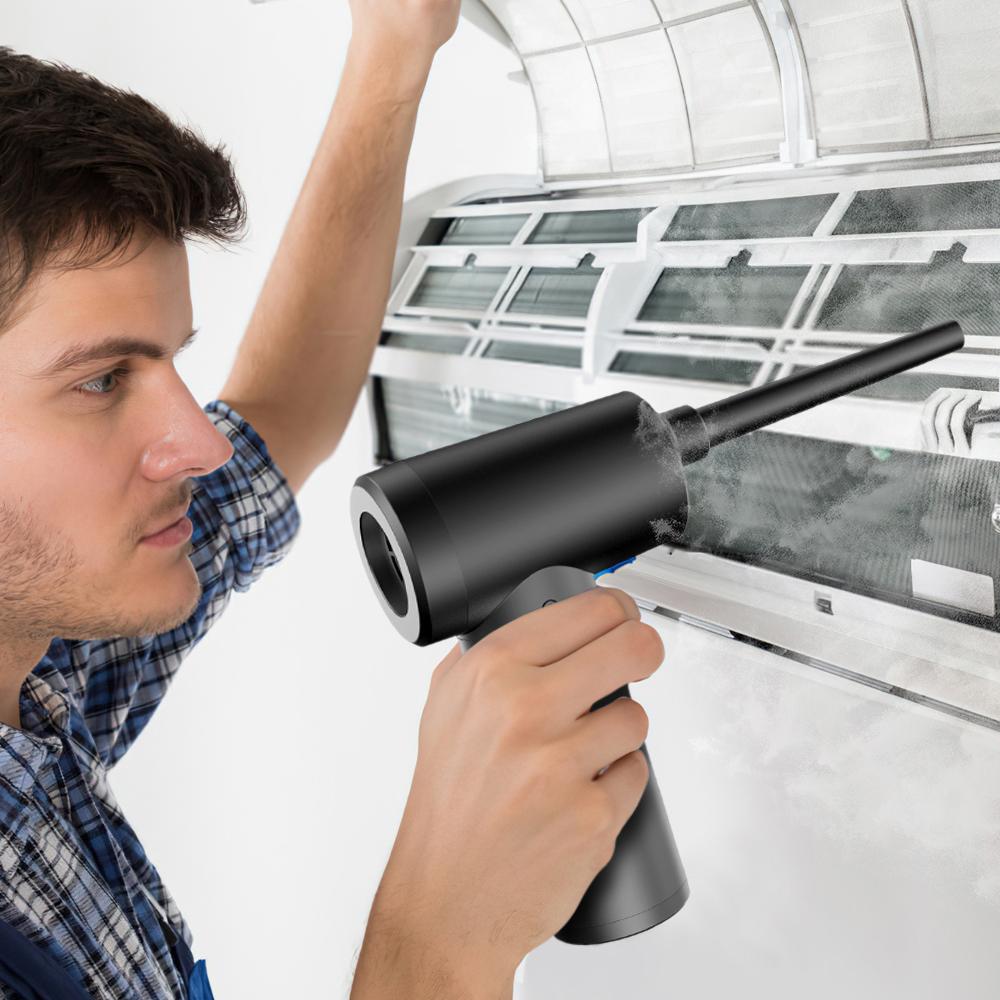 Беспроводная воздушная тряпка 50000 об/мин, пистолет для выдувания пыли, USB-вентилятор сжатого воздуха, очистка для компьютера, ноутбука, клавиатуры, камеры, чистка