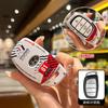 Car Remote Key Case Cover For Hyundai Creta Ix35 Ix45 I10 I30 I40 Tucson Santa Fe Rena Sonata Elantra 4Buttons Auto Accessories AH4