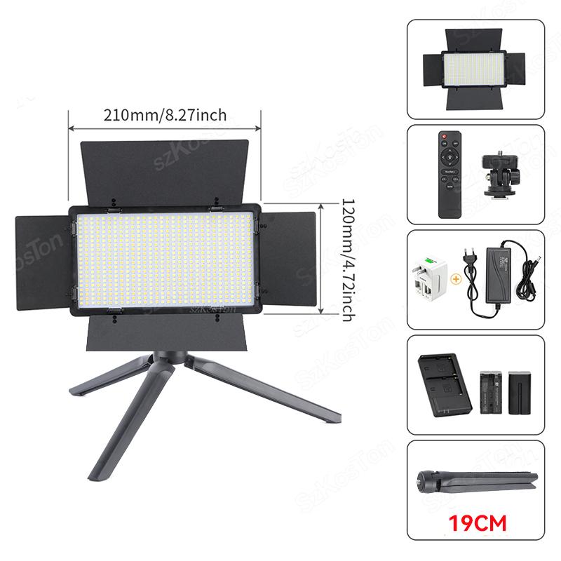 RGB Фото Видео Светодиодная панель заполняющего света для фотостудии Комплект ламп для записи видео Съемка Youtube Tiktok Прямая трансляция Лампа