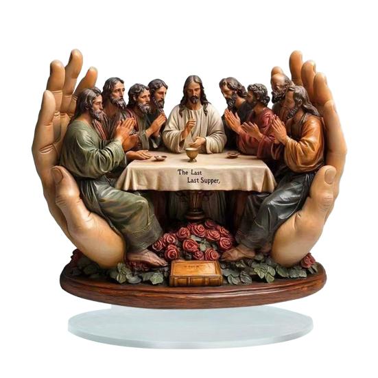 Акриловая настольная табличка 2D плоская Фея/Дерево/Сцена Рождества/Ворона Настольное украшение на Рождество Пасху для дома офиса полки столешницы