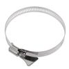 Регулируемые хомуты для воздуховодов из нержавеющей стали, хомут для шланга, хомут для трубы, хомут для воздуховодов, хомут для шланга с червячным приводом 50/75/100/150/200 мм