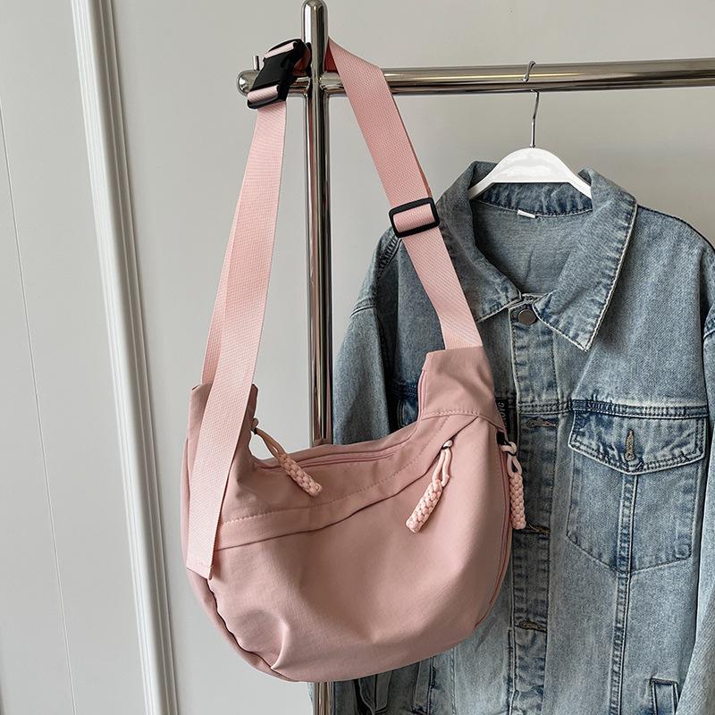 Сумка Сумка через плечо Женская холщовая сумка Повседневная Женская корейский ленивый стиль Сумка-пельмень