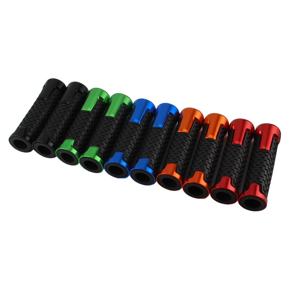 7/8" 22 мм Рукоятки руля мотоцикла CNC Алюминий Для Vespa Yamaha Honda Suzuki Kawasaki Универсальные Руль Скутер Тюнинг Запчасти