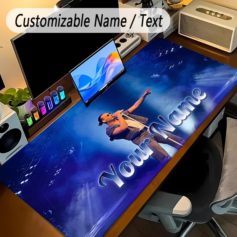 Large Mouse PadApache 207 Custom Name Text Personalized Desk Mat Non Slip Gaming Pad