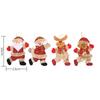 Cute Santa Claus Bear Elk Snowman Ornaments Christmas Pendant Christmas Tree Decoration Toy Doll
