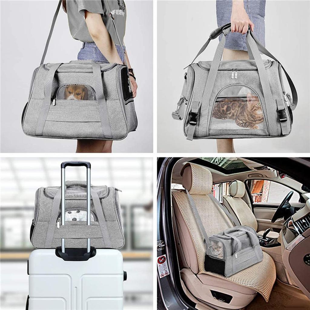 breathable shoulder pet carrier for small and other small Perfect for or this bag is perfect for and disaster Includes a mat and lead to prevent pets