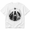 Cat Coven T-Shirt Mystical Black Cat Witchy Moon Phase Graphic Tee