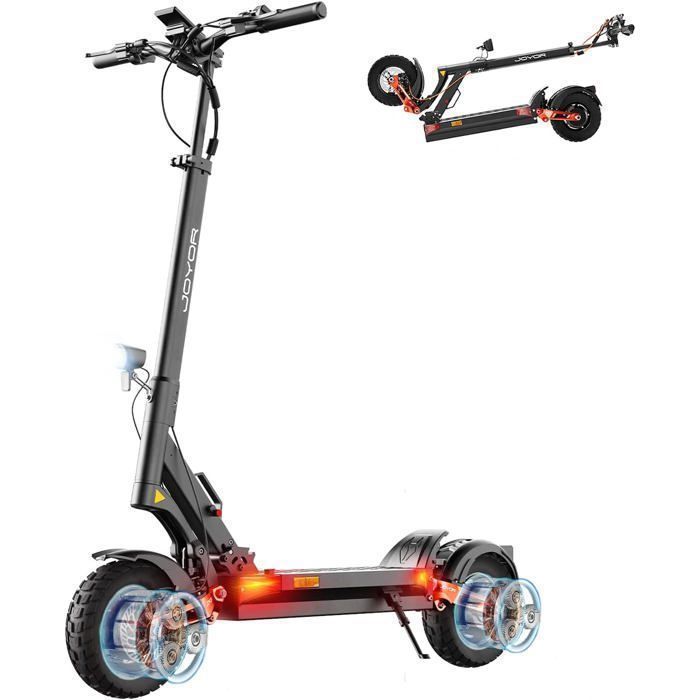 Joyor T10 - Trottinette électrique - 2000 W - roues de 10 pouces - batterie 60 V 18 Ah - Max 60KM/H - autonomie de 75 km.