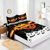 Four-Piece Mattress Set 3D Digital Printing Mattress Protective Cover Halloween Mattress