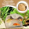 Fish Aquarium Decor Cave Magnetic Aquarium Shelter House Detachable Shrimp Residence For Hermit Crab Lizards Snakes Snails