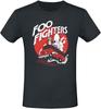 Foo Fighters Cartoon Rock Tee for Fans Who Love Band’s Fun Design In Casual Wear Brand Streetwear Print New Arrival Tee S-4XL