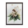 Poster Magic Fairy On Green Leaf Poster Magic Fairy On Green Leaf, 70X100 Cm, Frameless, Matte Paper 230 Gsm