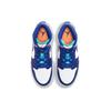 Air Jordan 1 Mid GS Geometric Pint Kids Sneakers Blue White Concord 555112-105