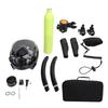 Scuba Tank Diving Gear Kit Full Face Diving Snorkel Goggles with 0.5L Small Diving Tank for Snorkeling Recreational