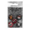 Metal Blade Records Logo Badge Set (Pack of 5)