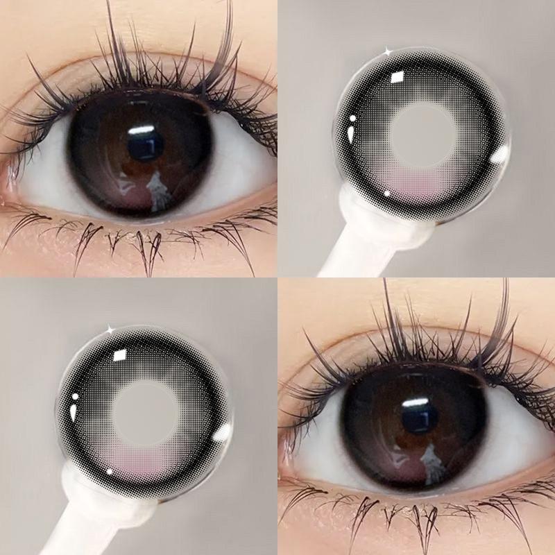 MillCreek 2шт цветные контактные линзы для глаз карие натуральные комфортные годовые контактные линзы для макияжа глаз косплей контактные линзы ежегодное обслуживание