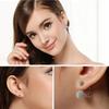 Boucle D'oreille Femmes Женские украшения Двойные хрустальные шары Серьги-гвоздики с покрытием Изящные серьги-гвоздики Новые серьги