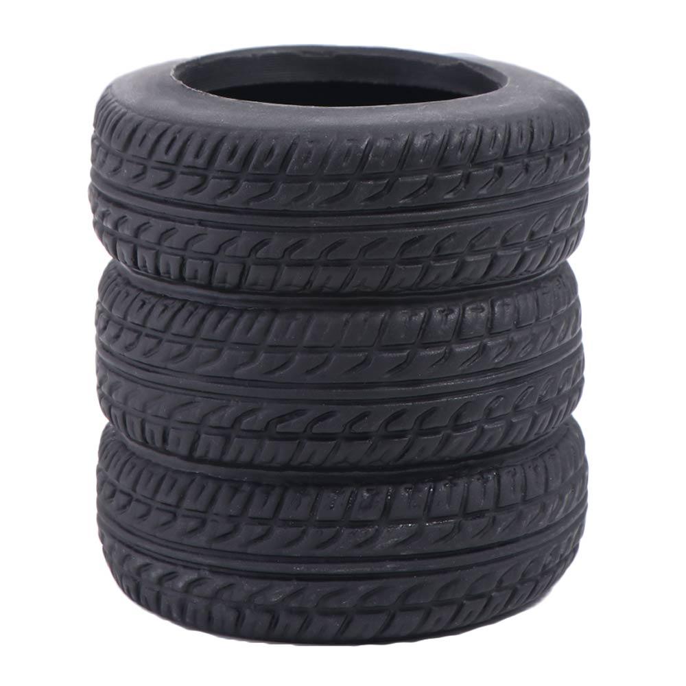 Stationery Storage Tire Shaped Pen Holder Black Stack Box Pencil Holder Plant Pot