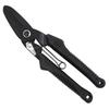 Dogyu Minivan Scissors (Case Included). Adjusted Blades, Black, 01108