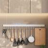 20/30/40/50cm Kitchen Utensils Rack Rail Kitchen Hook Rack Wall Hanging Rod Rack  Kitchenware