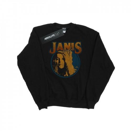 Janis Joplin Womens/Ladies Distressed Circle Sweatshirt
