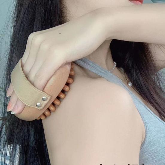 Массажная щетка Meridian Pressure Brush, деревянная терапевтическая массажная щетка для удаления жира на животе и целлюлита, натуральная деревянная щетка для тела для снятия мышечной боли