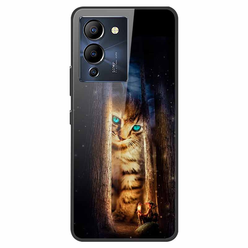 Чехол для Infinix Note 12 G96 X670 Мраморное Закаленное Стекло Жесткая Задняя Крышка для Телефона Infinix Note12 Helio G96 Чехлы 6.7'' Fundas