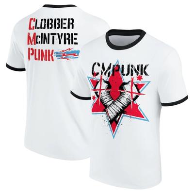 Новая футболка Famous Wrestling Men's Style White CM Punk Larry BITW Ringer, детская, большого размера, горячая распродажа, цифровая печать 3D