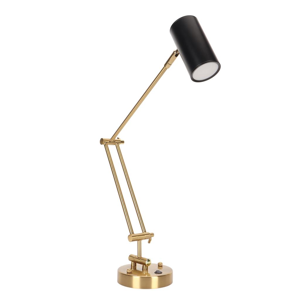 Настенный светильник с поворотным кронштейном, современный, 3000K, теплое освещение, кнопка управления, светодиодная лампа E27, настенный светильник