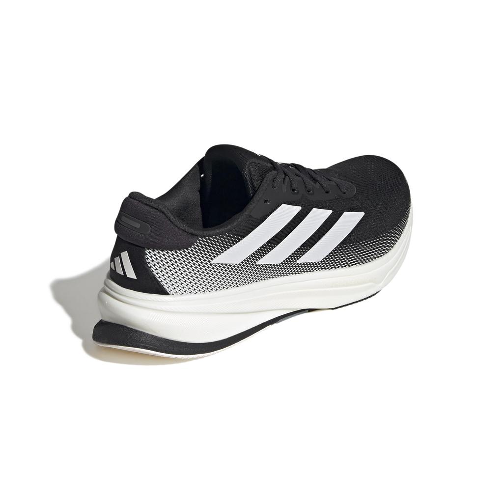 Adidas Supernova RISE 2 Wide Running Shoes, Unisex Adult, NKM90, Core Black/Zero Metallic/Crystal White (IG2168), Size 26.5cm