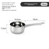 "Thickened Stainless Steel Non-Magnetic Kitchen Spoon: Ideal for Soup, Porridge, and Water"
