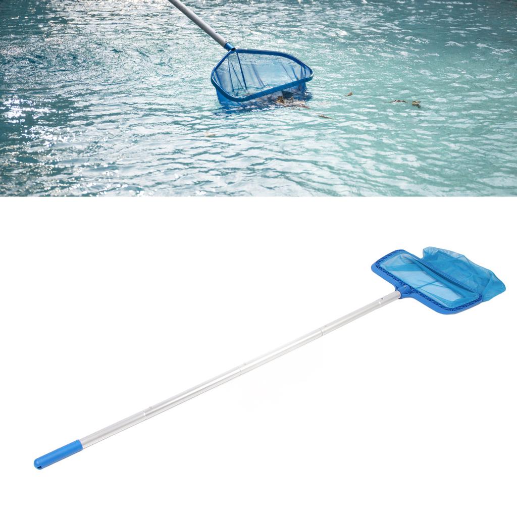 Fine Mesh Pool Skimmer Net, Pool Leaf Skimmer Net with Reinforced Frame, Larger Capacity Pool for Cleaning, Easy Purchase Runs, Suitable for Clea