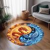 1pc Yin Yang Tree Design Non Slip Home Carpet Living Room Decoration Gift Idea