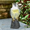 Horned Eagle Decoy Bird Scarecrow Eagle Figurine Garden Protector Natural Enemy Pest Deterrent Scarecrow