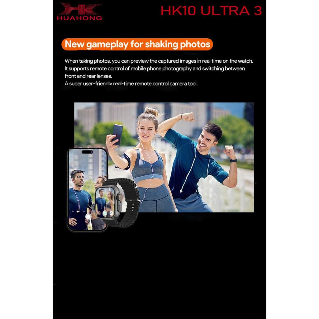 2024 Новые умные часы HK10 Ultra 3 с экраном Amoled GEN4, локальный музыкальный альбом, 2 ГБ ПЗУ, ChatGPT NFC TWS, умные часы для мужчин и женщин