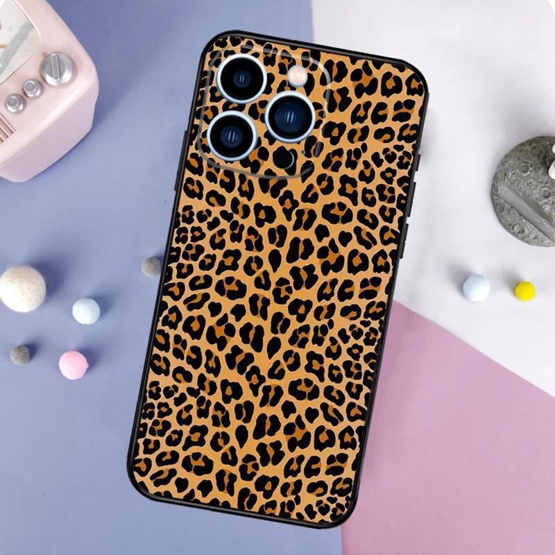 Подходит для чехла для мобильного телефона Apple IPhone13 Mini, чехол для мобильного телефона с черно-белым леопардовым принтом, окрашенный и устойчивый к падениям