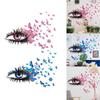 Двусторонние визуальные узоры Наклейки на стену с бабочками Домашнее украшение