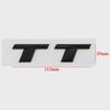 3D ABS Black TFSI Logo TDI TT Car Trunk Emblem Badge For A3 A4 A5 A6 A7 A8 Q2 Q3 Q5 Q7 Q8 TFSI TDI Sticker Accessories