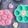 Silicone Cat Paw Molds Elegant Chocolate Cookie Mold For Baking Non-Stick Dog Treat Molds Suitable For Microwave Oven