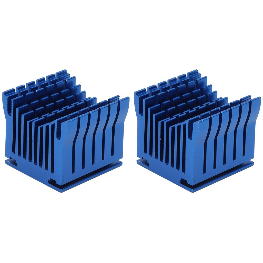 2 шт. Алюминиевый радиатор-кулер для материнской платы 3D-принтера, чипсета южного и северного моста, одинарное охлаждение, синий