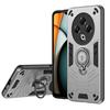 KEYSION Противоударный защитный чехол для Tecno Spark 30 4G Мягкий силиконовый чехол + защитное кольцо для камеры ПК Подставка для телефона Чехол для Tecno Spark 30