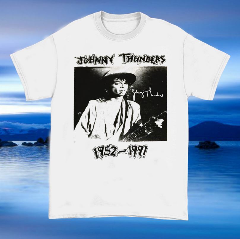 26 Singer Johnny Thunders T Shirt White Size S To 5XL Unisex T-Shirt