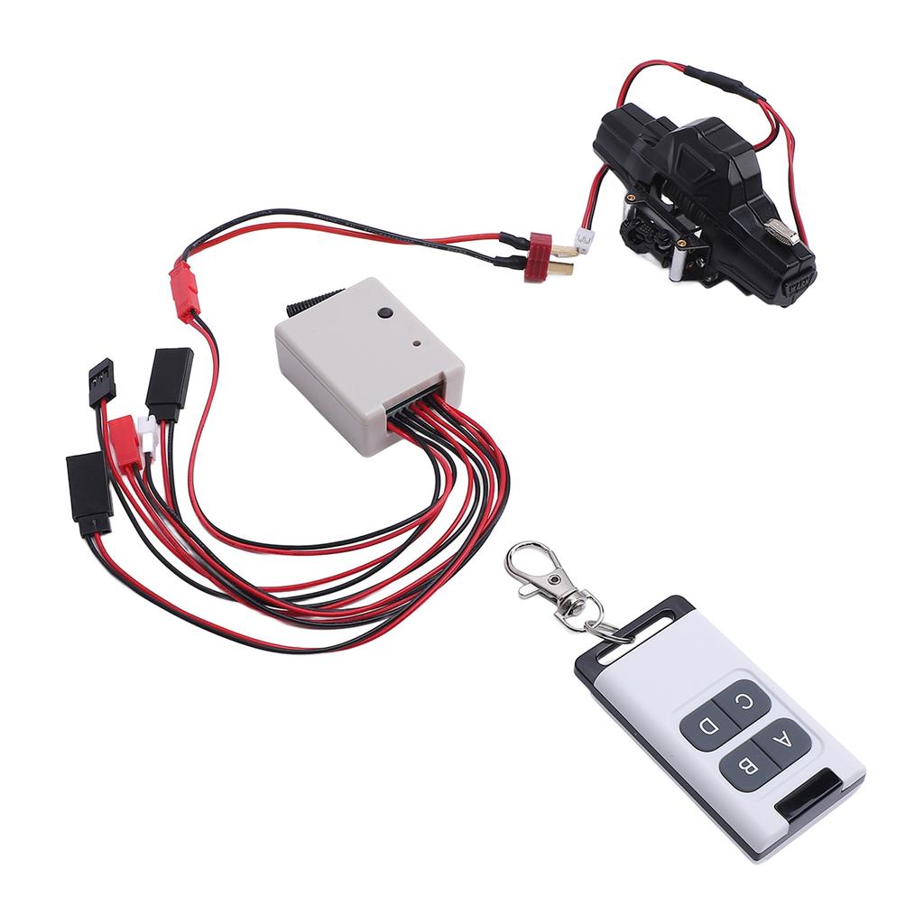 Лебедка для радиоуправляемой машины с пультом дистанционного управления из алюминиевого сплава с адаптером T-разъема 12 фунтов до 15 фунтов Нагрузка RC Лебедка Con