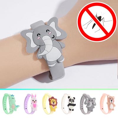 Силиконовый браслет с изображением животных от комаров K-iller, детский летний браслет от комаров