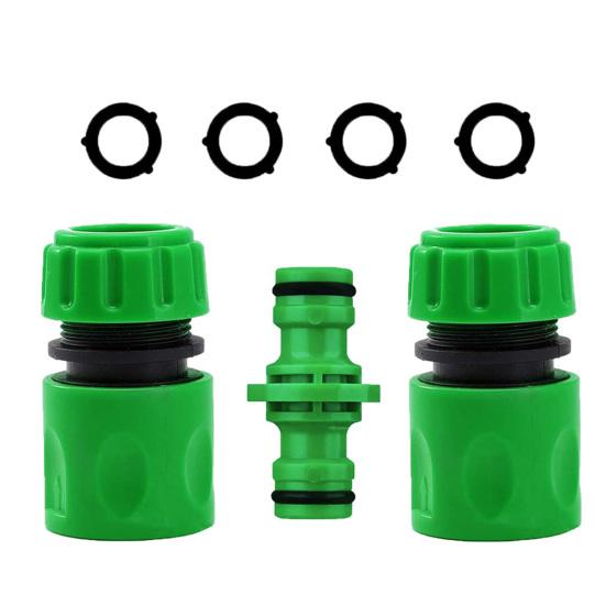 45293 Inch Garden Quick Connector for Coupling Adapter Set Plastic Watering Hose