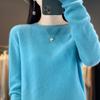 Женский кашемировый свитер 30% кашемир 70% шерсть Осень Зима Кашемировый пуловер Мягкий и теплый