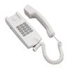 Проводной телефон ABS Настенный стационарный телефон с регулировкой громкости, функциями отключения звука и повторного набора для офиса, гостиницы, белый