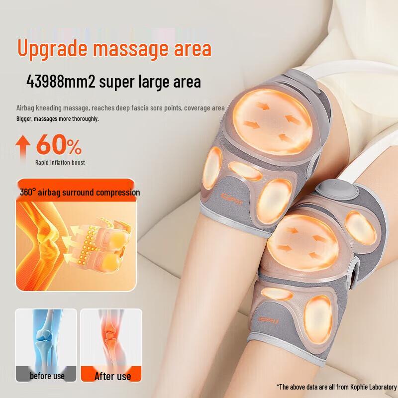Keepfit Knee Massager with Heat and Air Compression CN plug (adapter included)